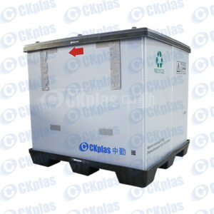 Smart Foldable Pallet Box /Wafer Shipping Pallet Box