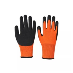 Black Latex superfine Foam coating Gloves