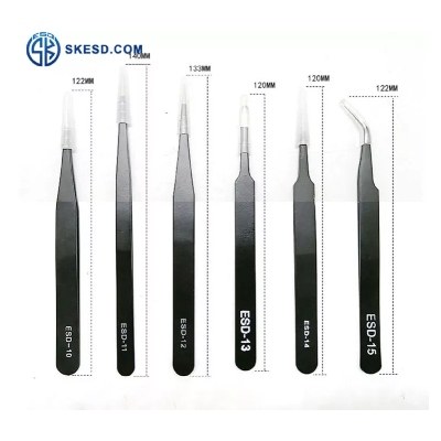ESD Antistatic Stainless Steel Tweezers ESD Antistatic Stainless Steel Tweezers - Image 2